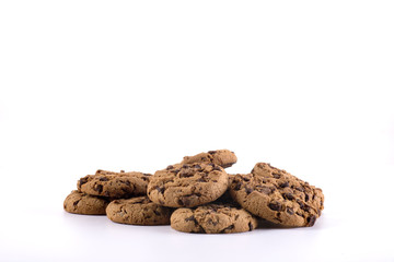 Biscuits with chocolate chips inside