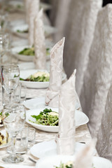 Table setting for a celebratory dinner.