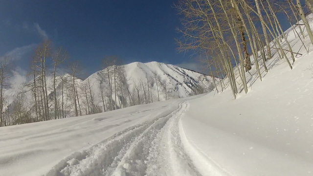 Snowmobile high mountain trail P HD 0003