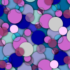 Фон для обоев в сиреневых тонах- разноцветные круги, пузырьки