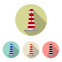 Lighthouse icon set