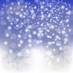 Fototapeta na wymiar Abstract Winter Snow Background.