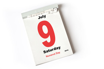 9. July 2016 Nunavut Day