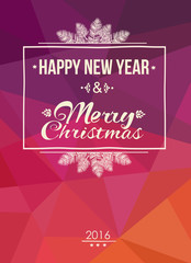 Merry Christmas and Happy New Year Card