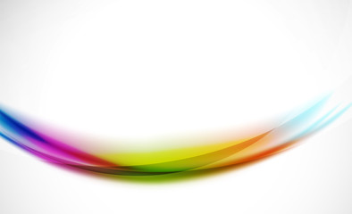Colorful wave line, abstract background with light and shadow