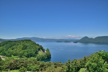 Fototapeta na wymiar 洞爺湖有珠山ジオパーク