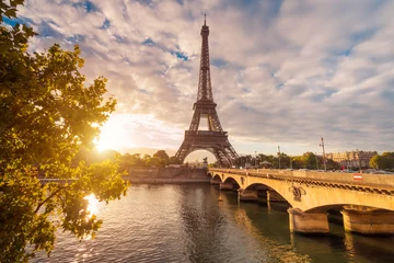 Fotobehang Eiffeltoren in Parijs © engel.ac
