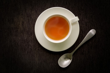 Tea Cup Background / Tea Cup / Tea Cup on Black Background