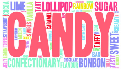 Candy Word Cloud