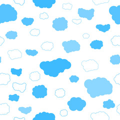 Best clouds seamless pattern