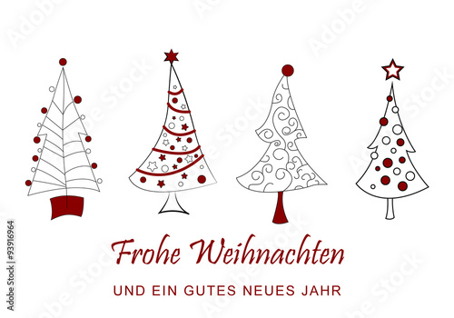 &quot;Frohe Weihnachten - Weihnachtskarte&quot; Stockfotos und lizenzfreie