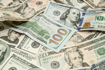 heap of dollars,  USD background texture