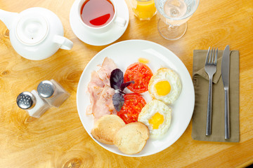 Fried eggs