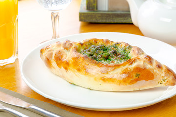 Baked khachapuri