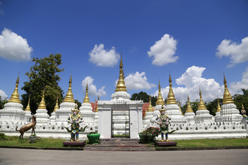 Chedi Sao Lang Temple,Lampang,THAILAND