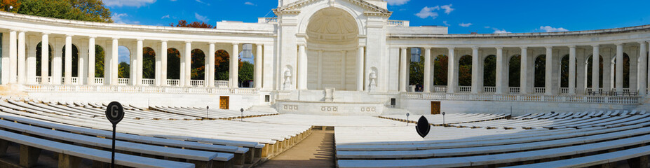 Fototapeta na wymiar Amphitheater at Arlington Cemetery, Washington DC