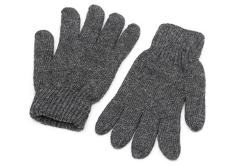 gloves on the white background