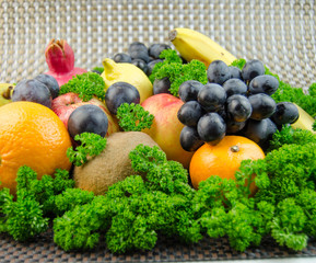 Fototapeta na wymiar useful and tasty fruit