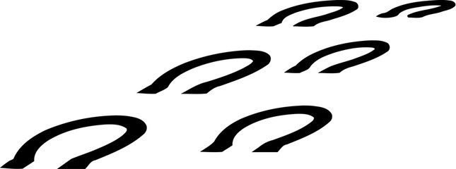 Way of horseshoe in perspective