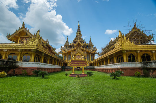 Rayal Myanmar palace,Bago,myanmar.