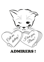 Boso and valentines. Admirers