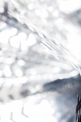 Abstract silver  snowflake closeup