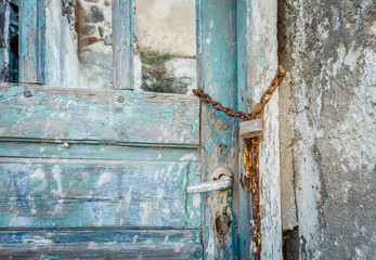 Nea Kameni volcanic island, Santorini,  Mediterranean sea, Greece