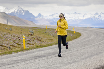 Fototapeta premium Winter running