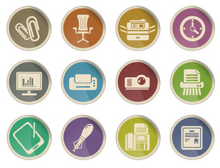 Office vector icons