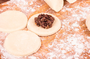 Cooking curd dumplings