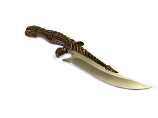 knife on white background