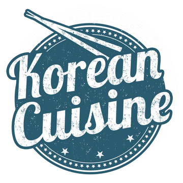 Korean cuisine stamp