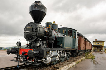 Obraz na płótnie Canvas Old steam train.