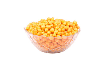 Buckthorn berries in bowl