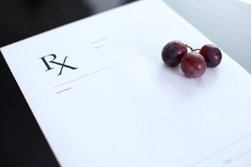 fresh grapes on prescription