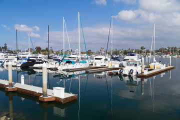 Fototapeta na wymiar Yacht Club in San Diego, California