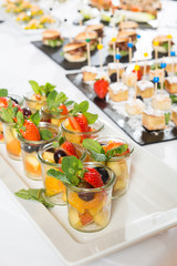 Fingerfood-Buffet in der Gastronomie