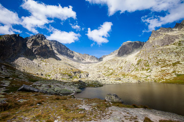 Naklejka premium Slovakian Spiski lakes Tatry mountains