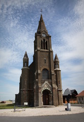 Fototapeta na wymiar Notre-Dame-de-Bon-Secours à Dieppe.