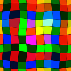 Colorful geometric pattern.