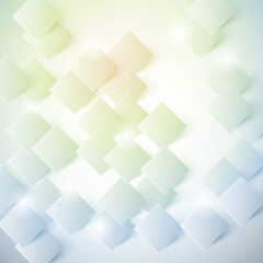 abstract background with squares and shadows