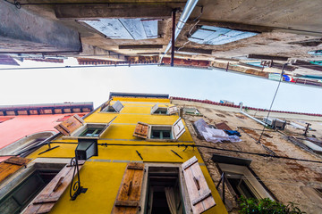 Rovinj, beautiful old town in Istria of Croatia, Europe.
