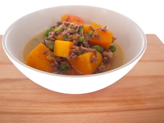 pumpkin with minced meat