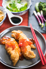 sweet and sour asian style chicken