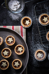 Traditional Christmas mince pie