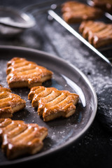Christmas tree shape cookies