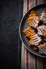 Christmas tree shape cookies