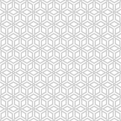 Repeating geometric tiles with rhombus. Vector seamless pattern.