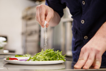 Chef preparing food