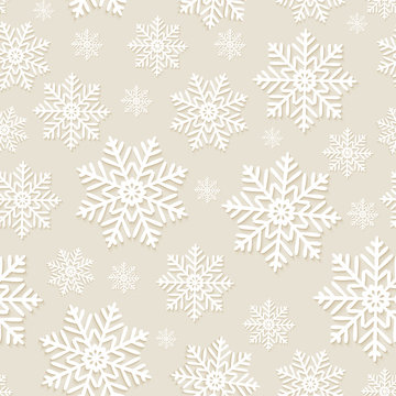 Abstract Christmas and New Year Seamless Pattern Background. Vec